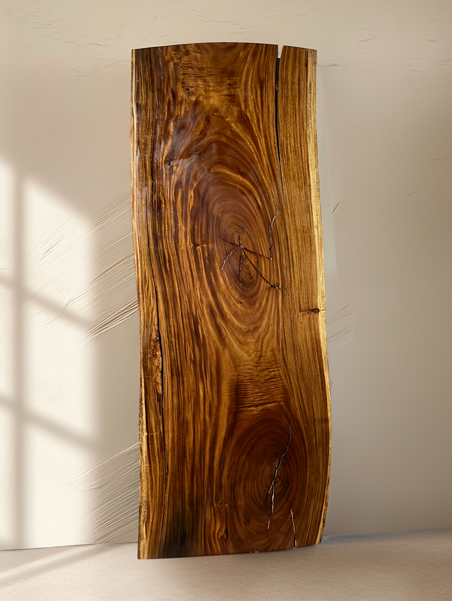 Live Edge Dining Table, 111" Wood Slab, Sealer to be added for full grain #1