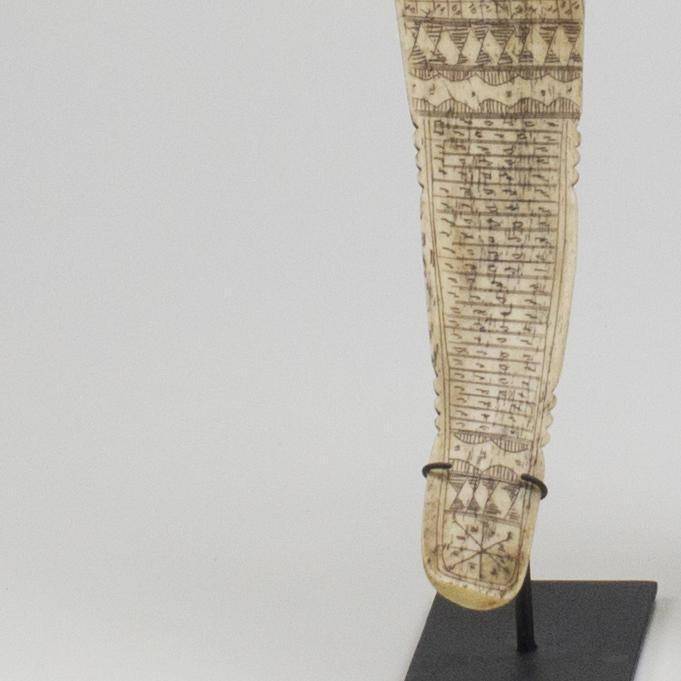 ARKA Living Tribal carved bone calendar