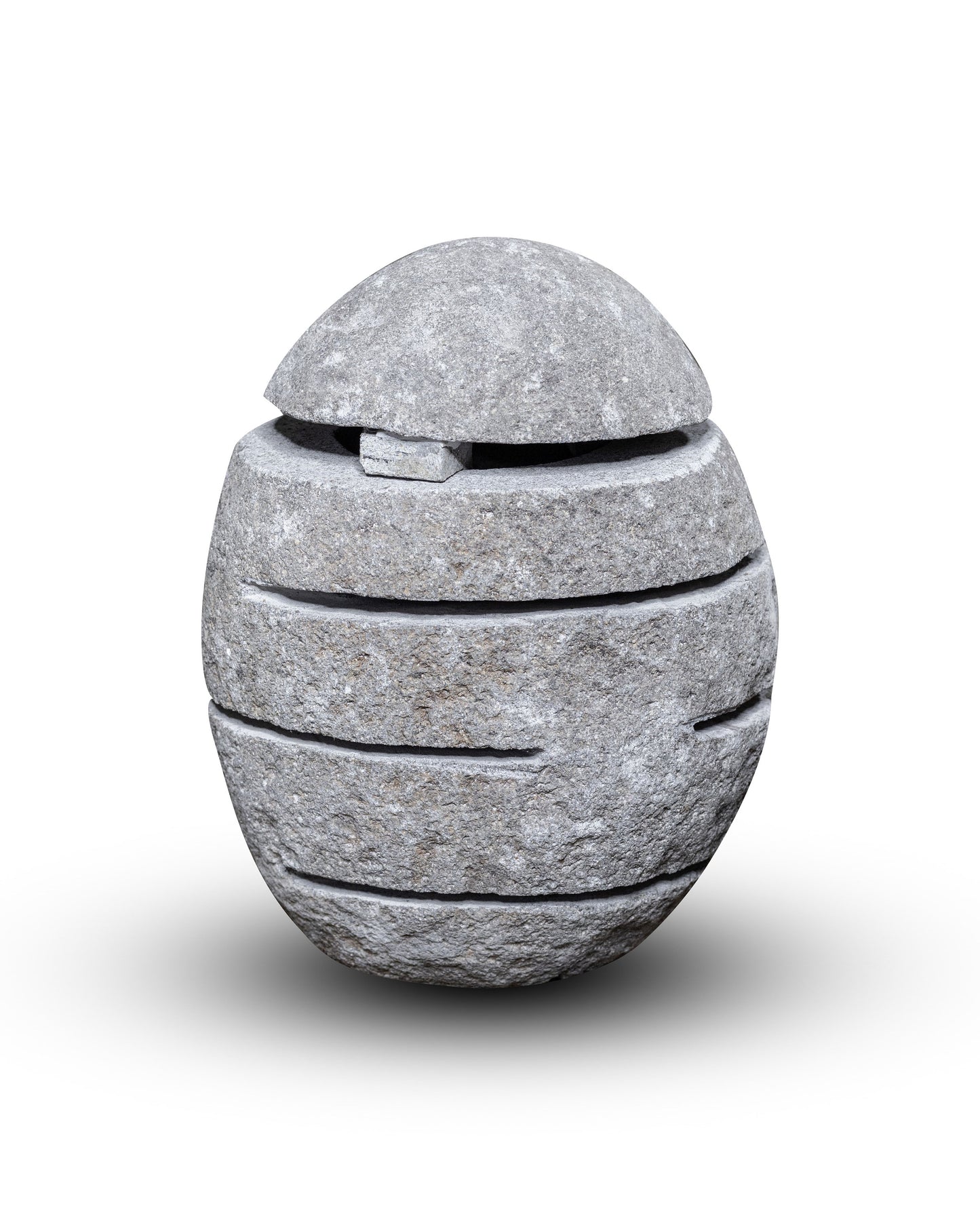Large River Stone Egg Lantern , Modern Garden Candle Lighting #7