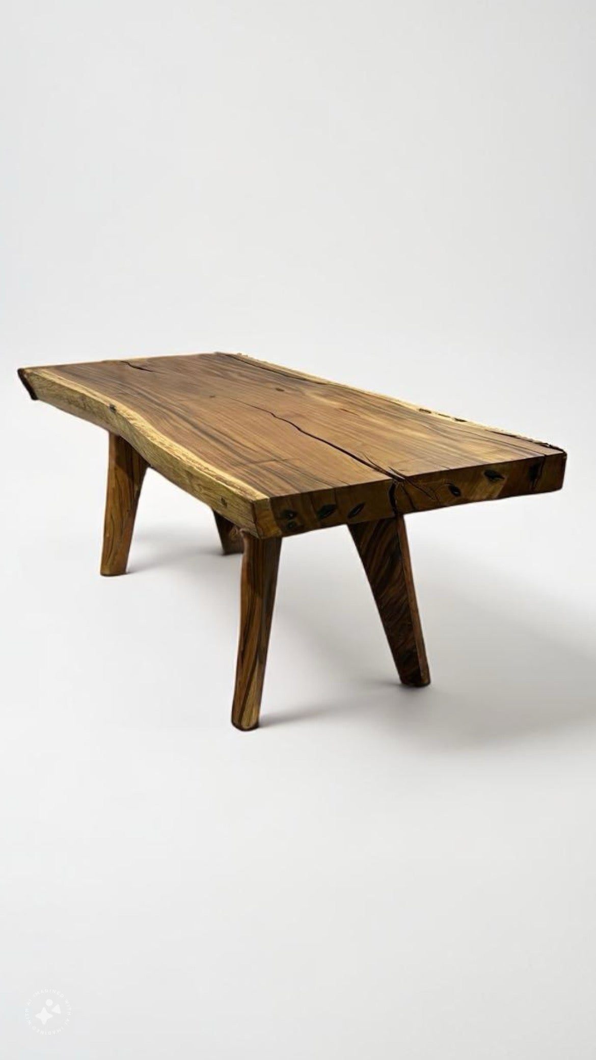No. 22  Live Edge Wood Dining Table