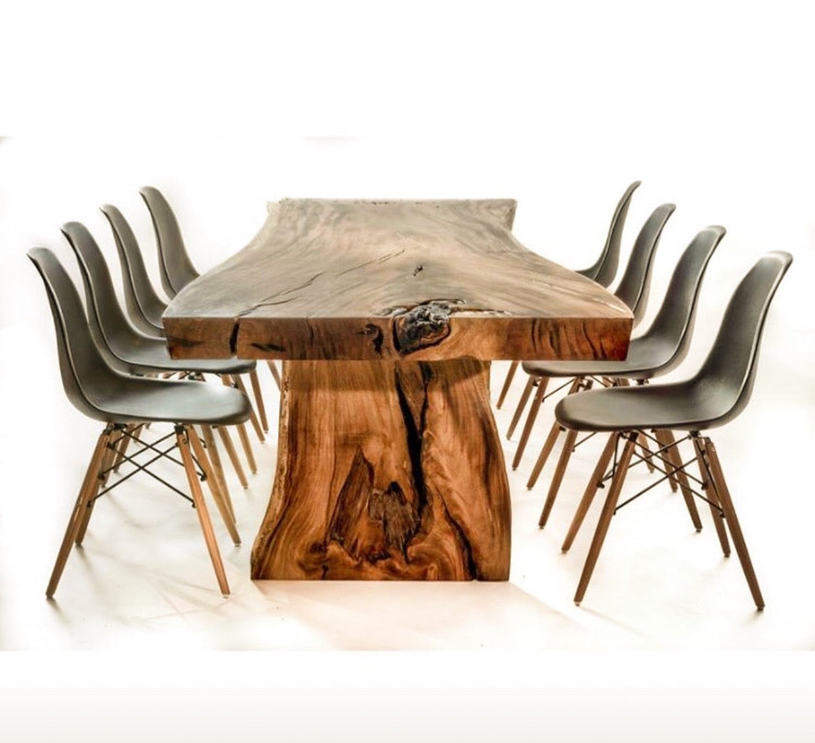 Houston Live Edge Solid Wood Table