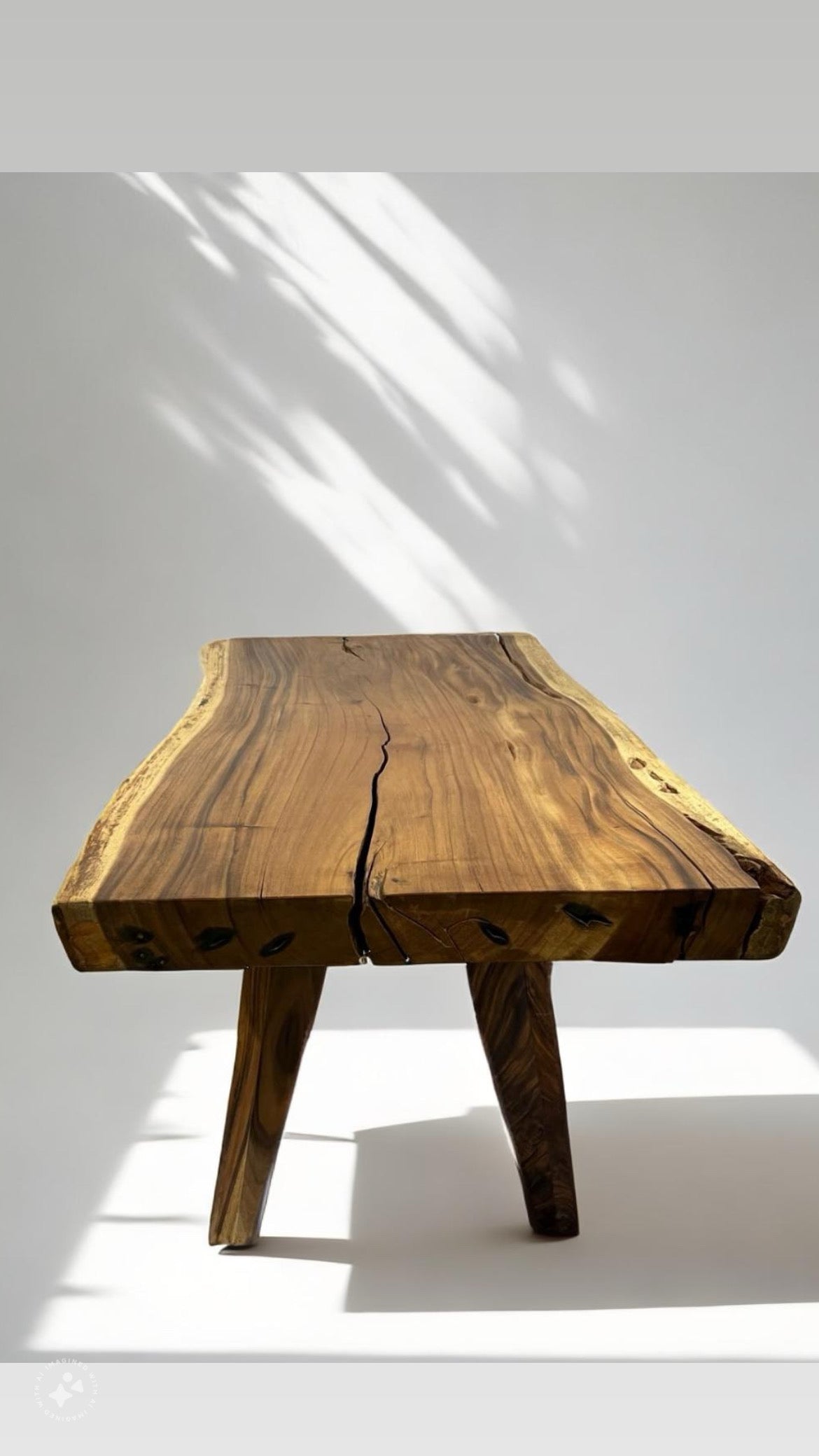 No. 22  Live Edge Wood Dining Table