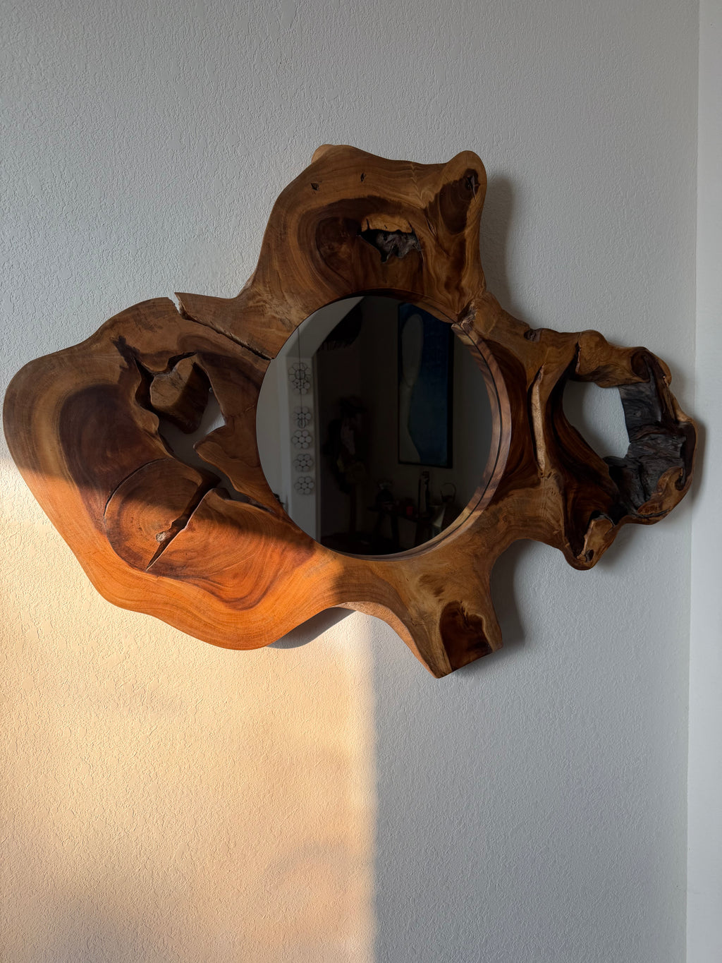 Live Edge Wood Mirror