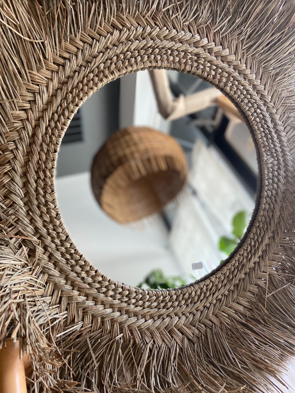 Palm Leaf Wall Mirror