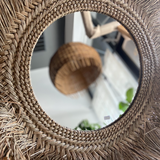 Palm Leaf Wall Mirror