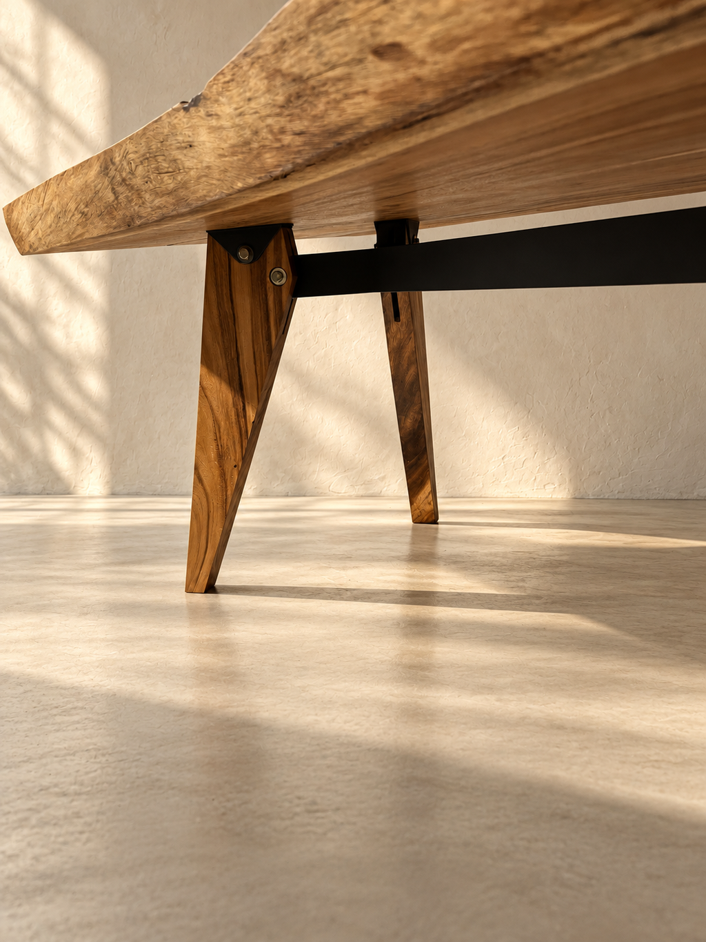 No. 22  Live Edge Pacific Walnut Wood Dining Table