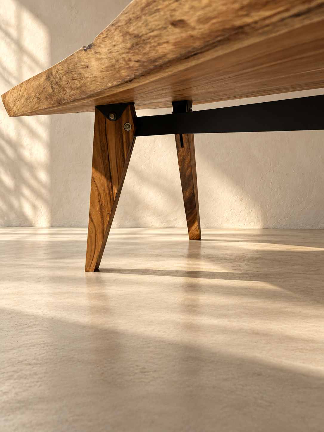 No. 22  Live Edge Pacific Walnut Wood Dining Table