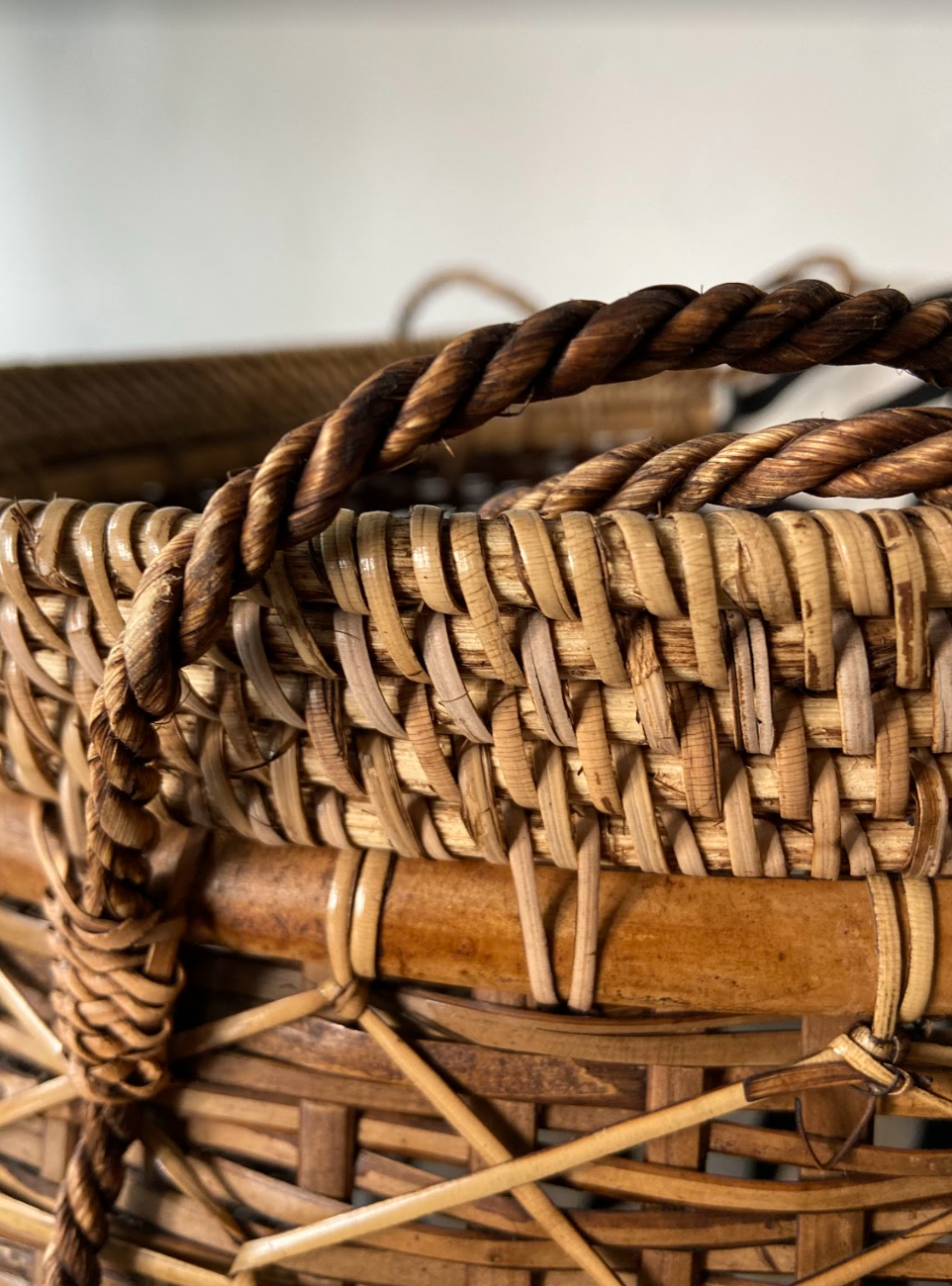 Handwoven Bamboo Basket