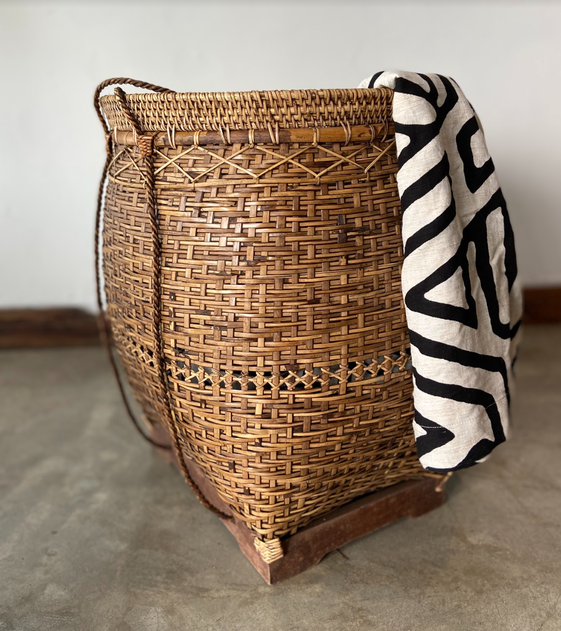 Handwoven Bamboo Basket