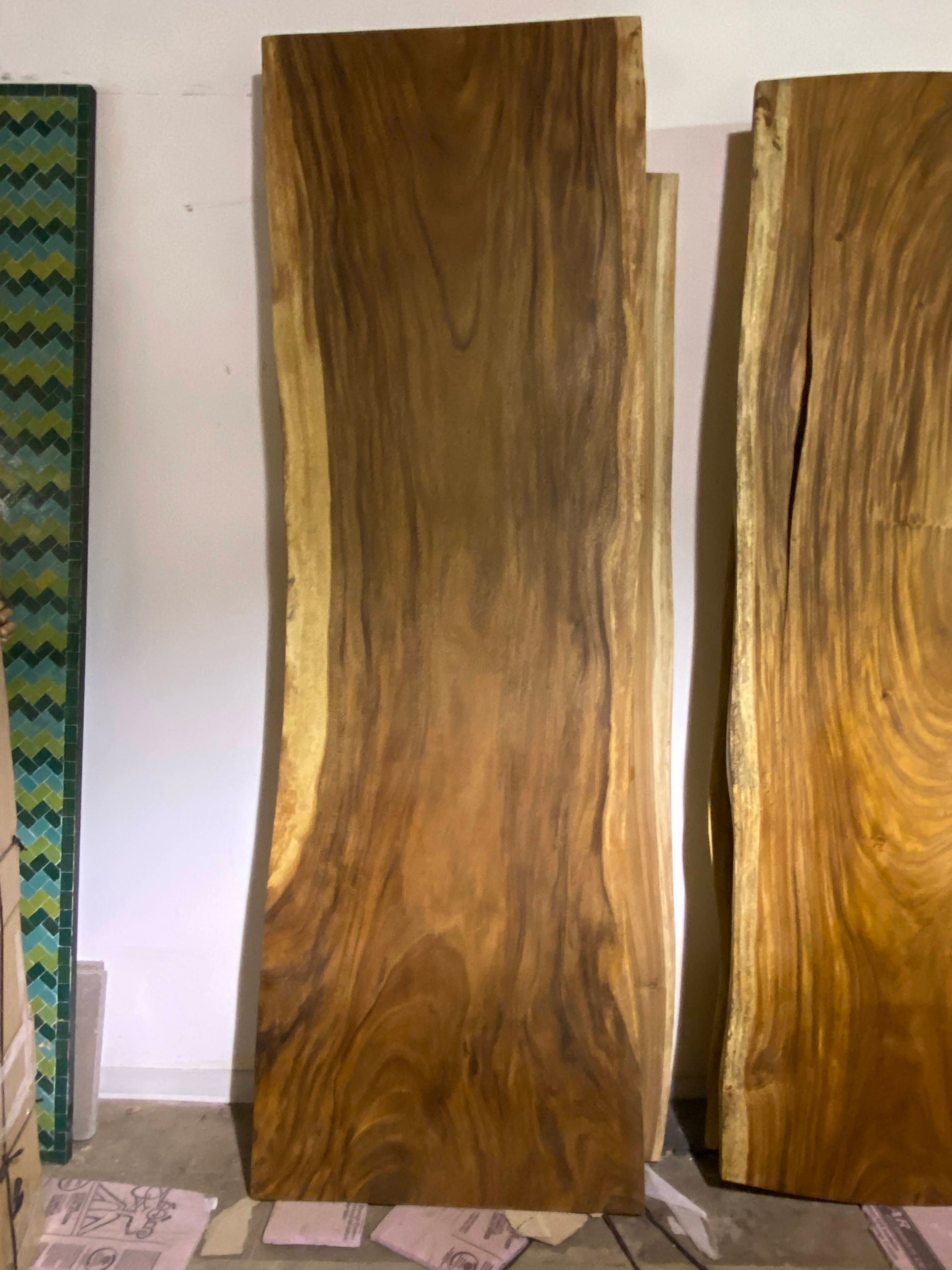 No. 2 Live Edge Acacia Wood Dining Table