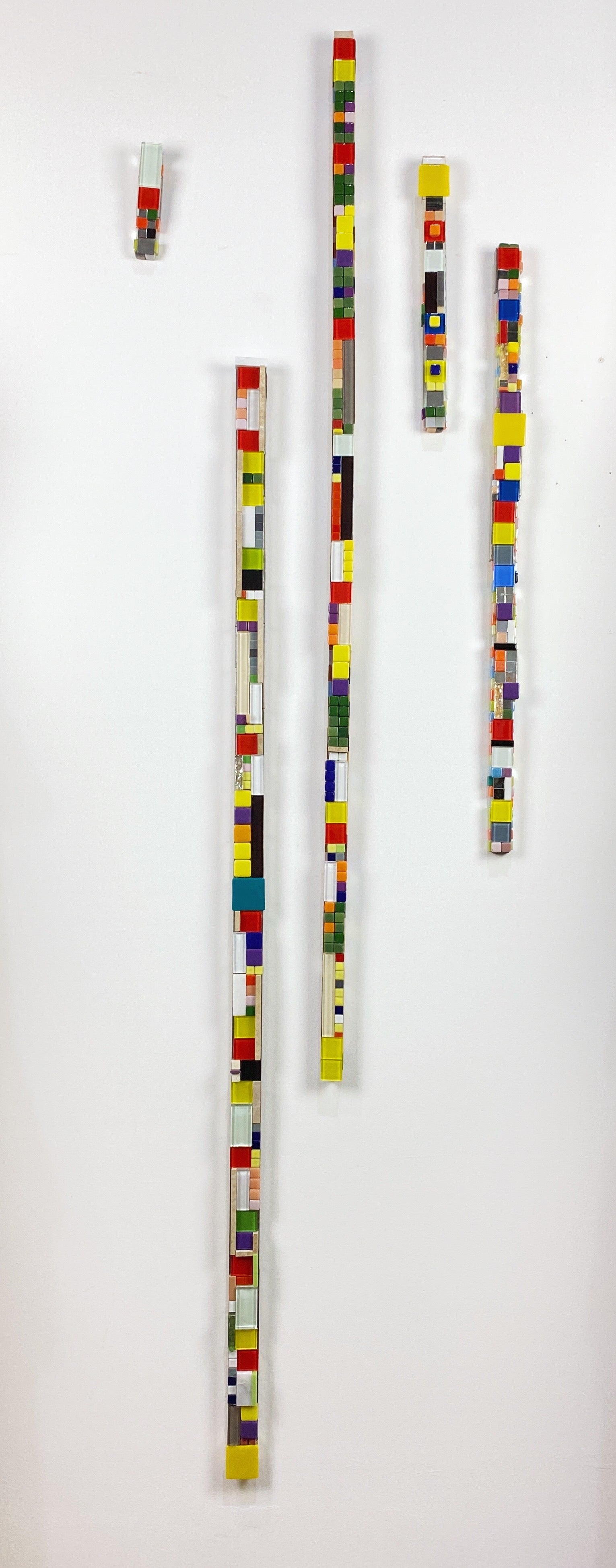 Mosaic Sticks, Wall Decoration by Lula Azorey