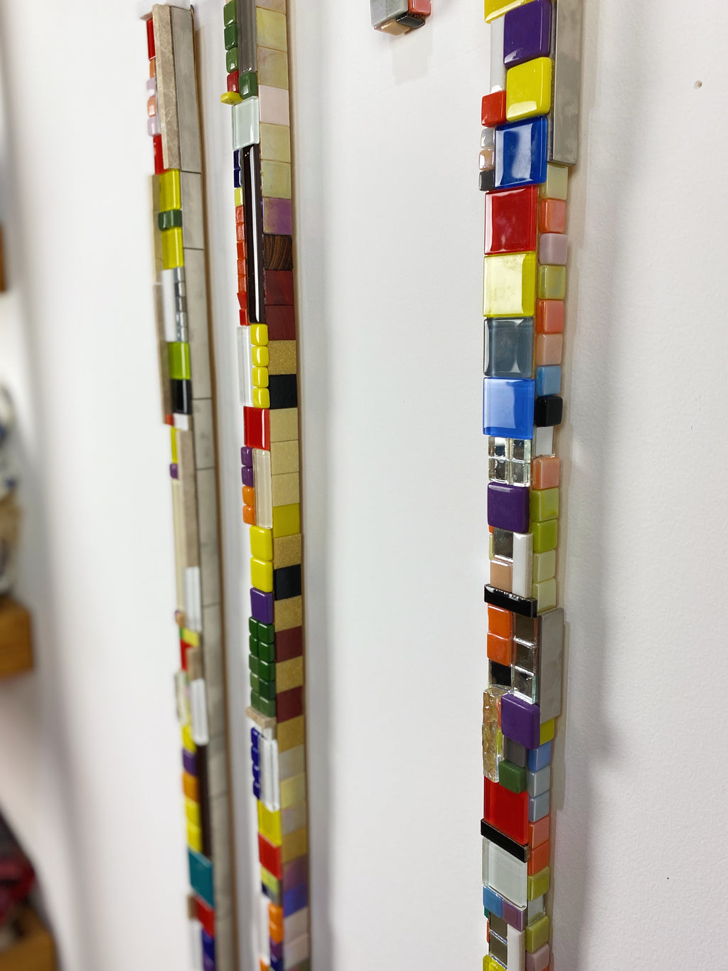 Mosaic Sticks, Wall Decoration by Lula Azorey
