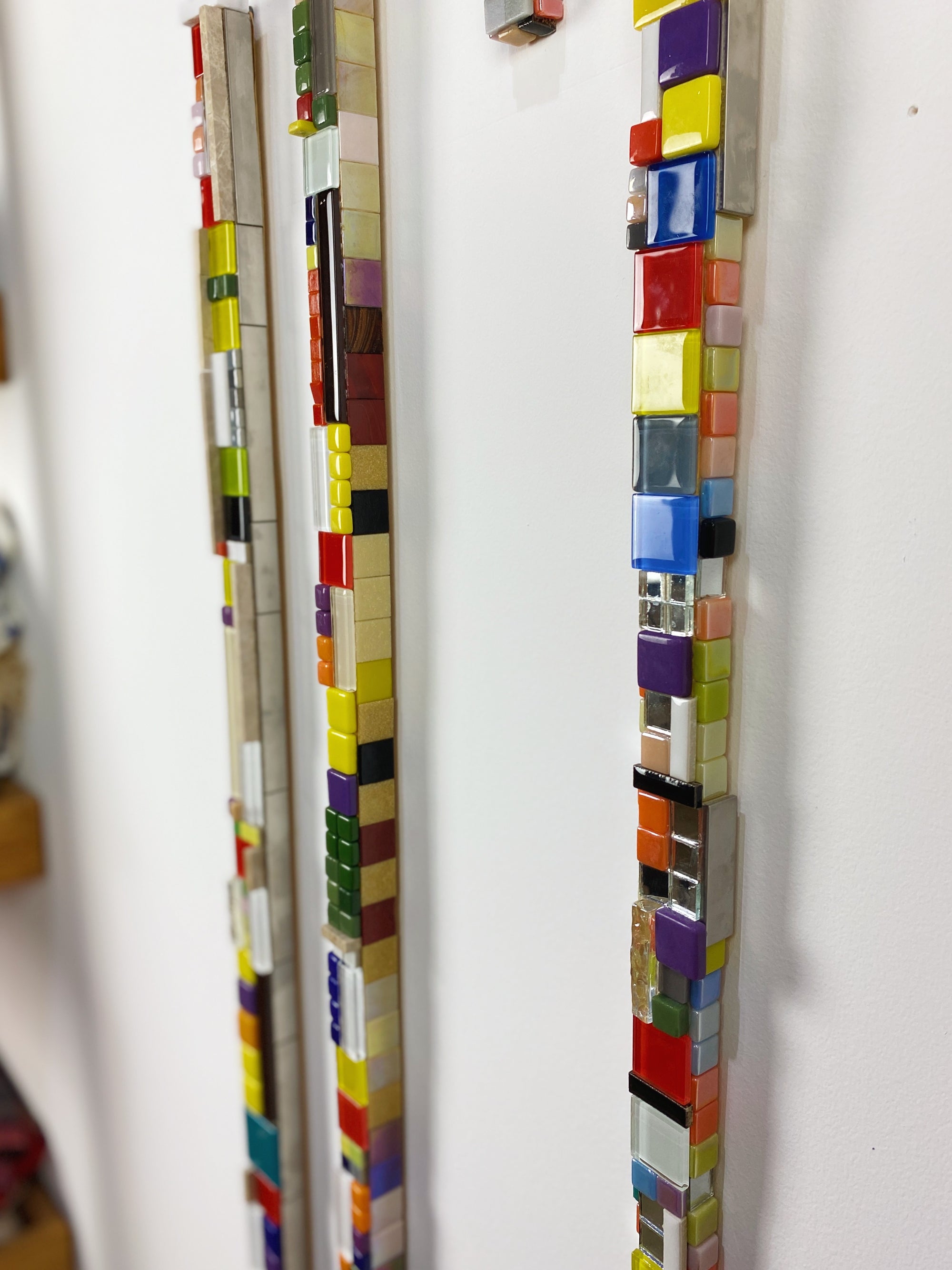 Mosaic Sticks, Wall Decoration by Lula Azorey