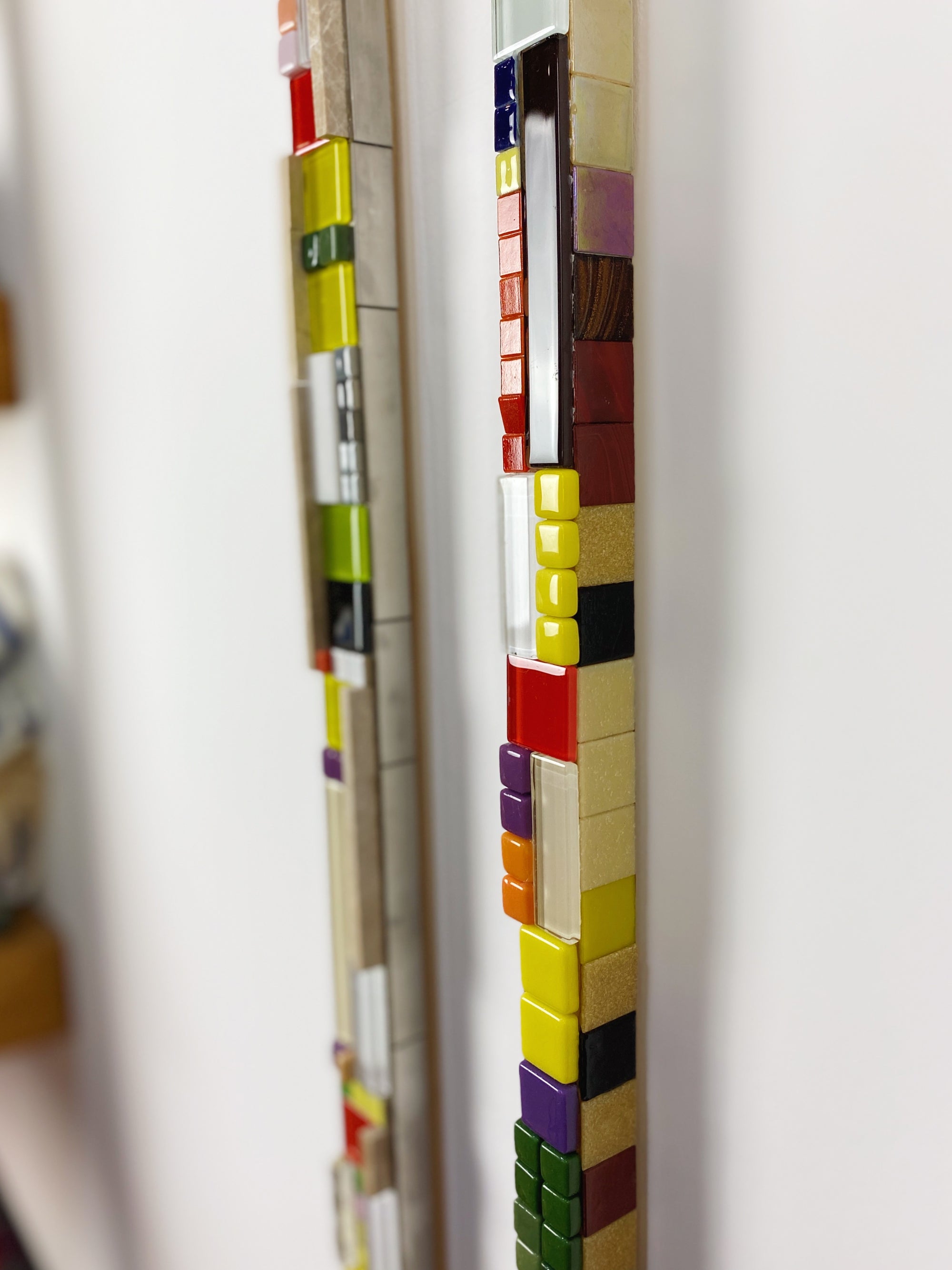 Mosaic Sticks, Wall Decoration by Lula Azorey