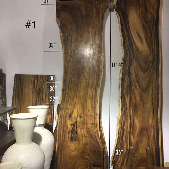Large Live Edge Table, 136