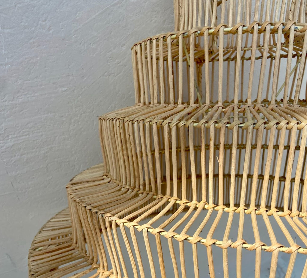 Rattan Tier Pendant Light | Simple and Natural Light