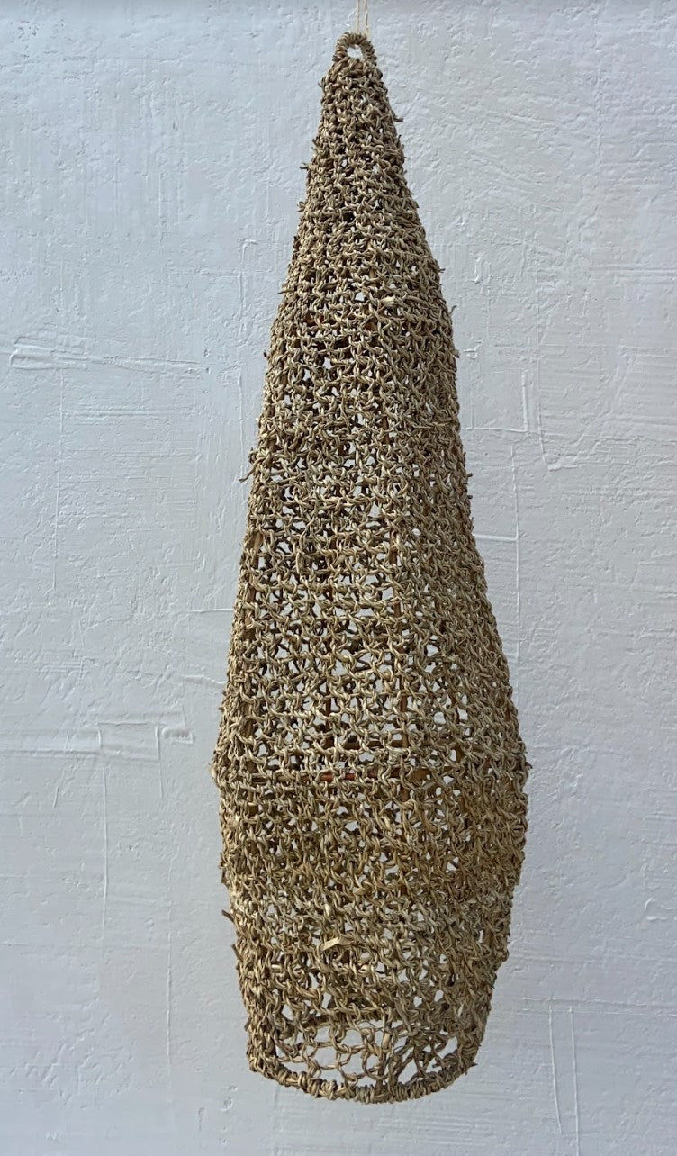 Netted Seagrass Pendant Light | Simple and Natural Lamp