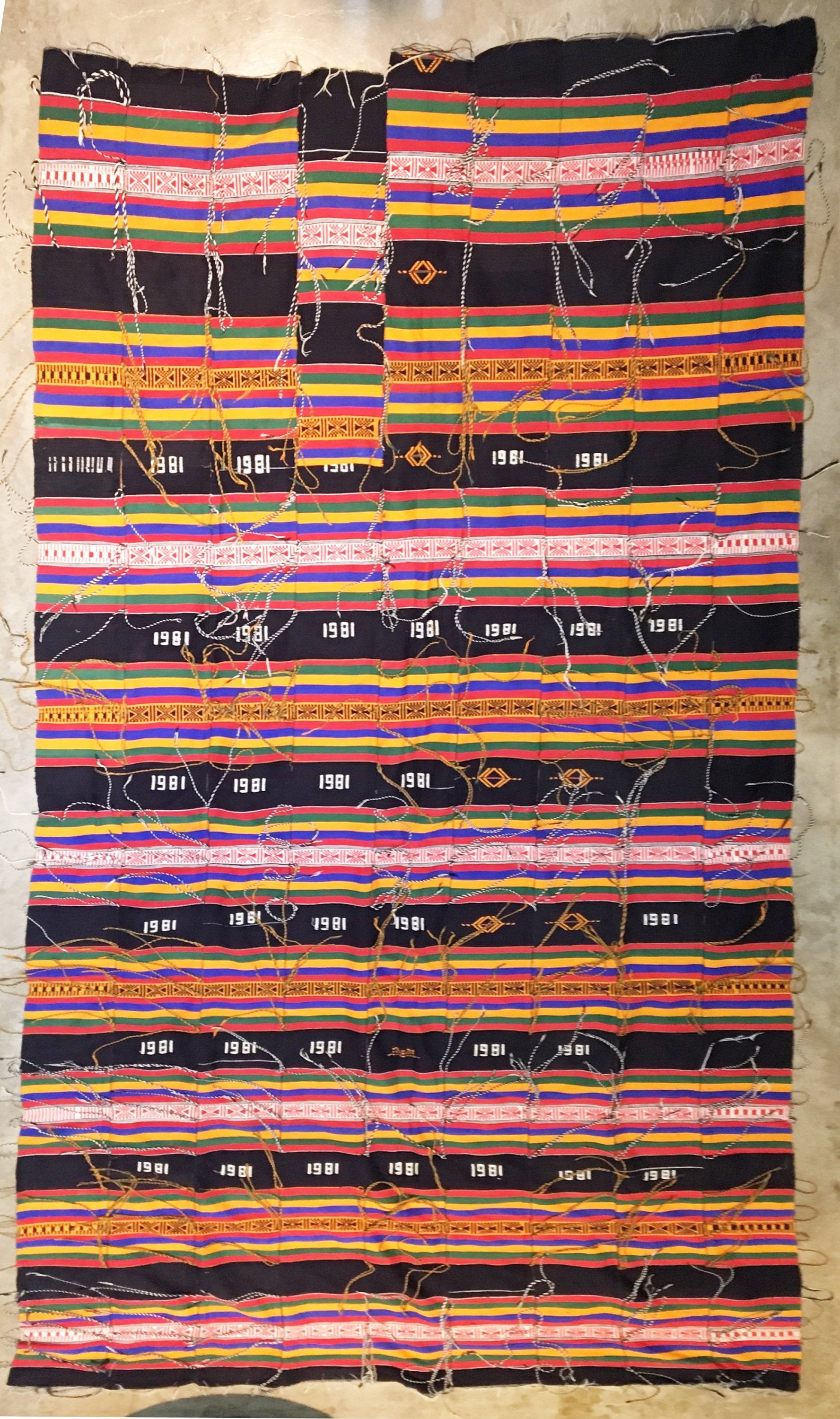 ARKA Living Moroccan Berber  Vintage Wedding Blanket 1981