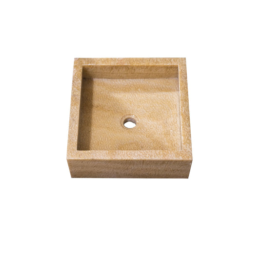 ARKA Living Opaque Onyx Stone natural square sink