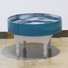 Load image into Gallery viewer, ARKA Living Painted moroccan rustic &amp; simple wood coffee table
