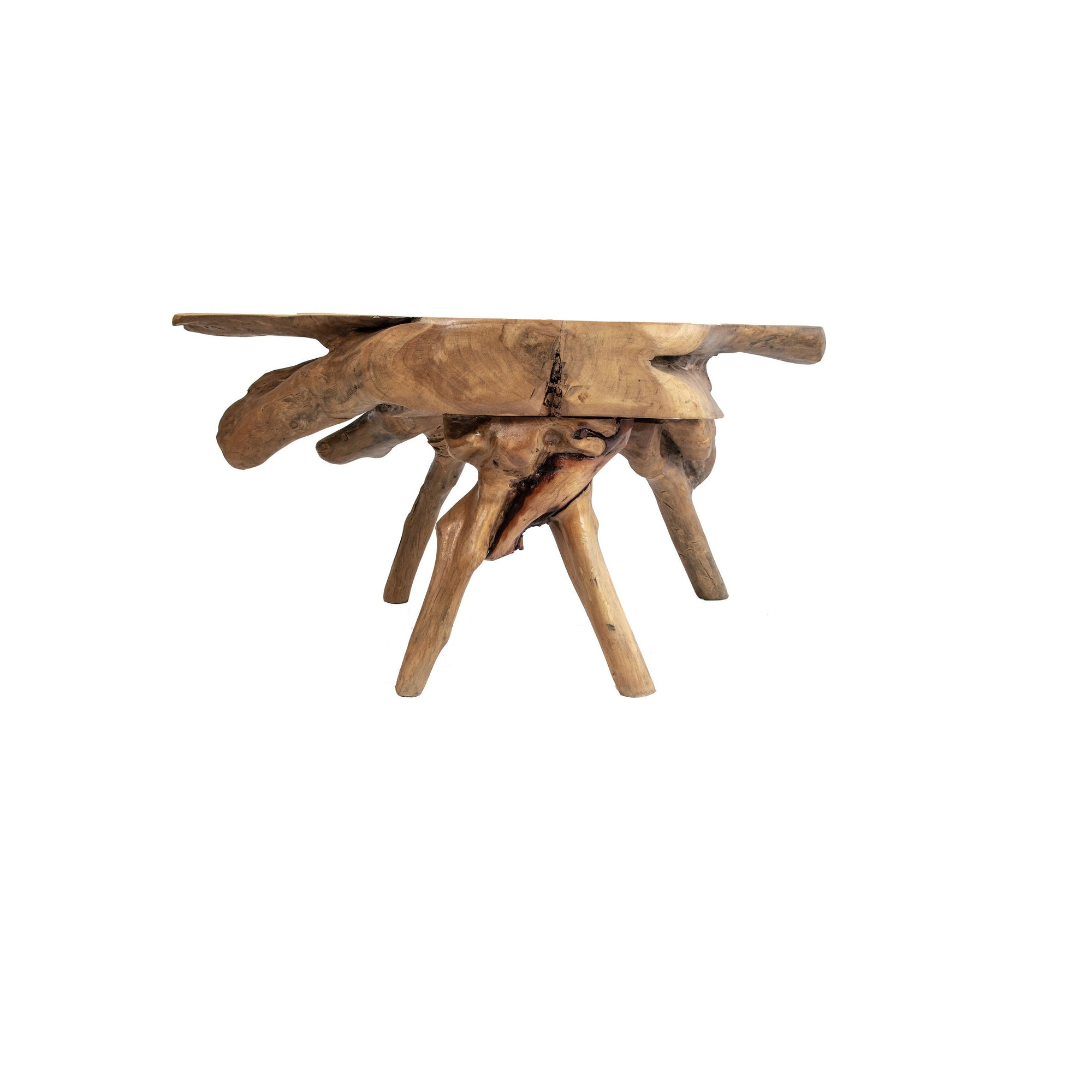 ARKA Living Rustic Primitive Teak root wood Coffee table