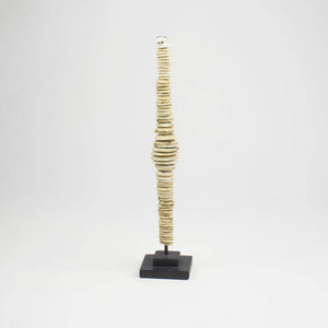 ARKA Living Shell disk tower on metal stand