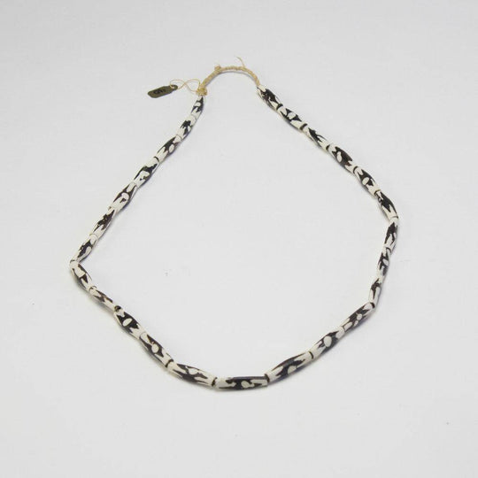 Small Malibu Necklace | Hand Crafted Black and White Shell Beads