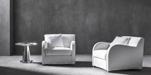 ARKA Living SOFA Airmchair Next 1 Sofa White Linen, 2-week lead time