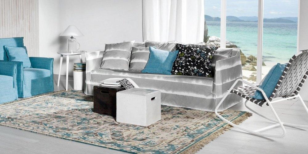 ARKA Living SOFA White Linen Modern Sofa 12