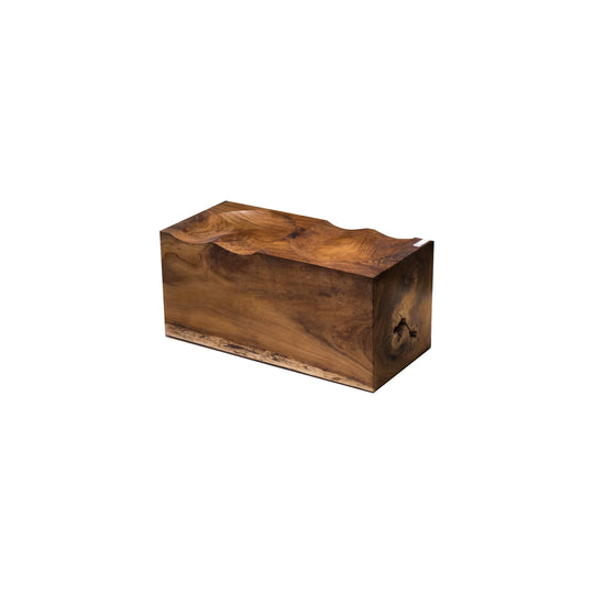 Solid Wood Love Bench | Modern Center Piece Wood Block