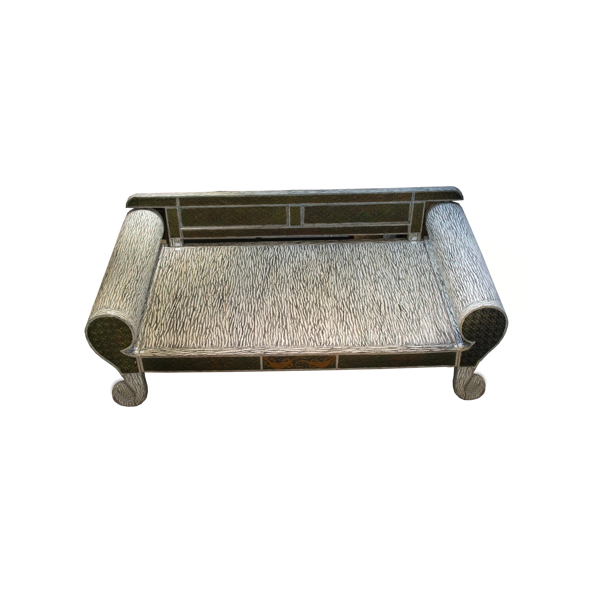 ARKA Living Tribal wooden carving daybed