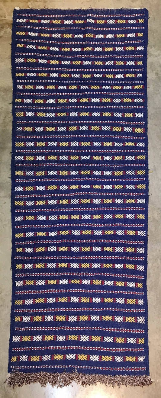 ARKA Living Vintage Kilim Blue runner rug