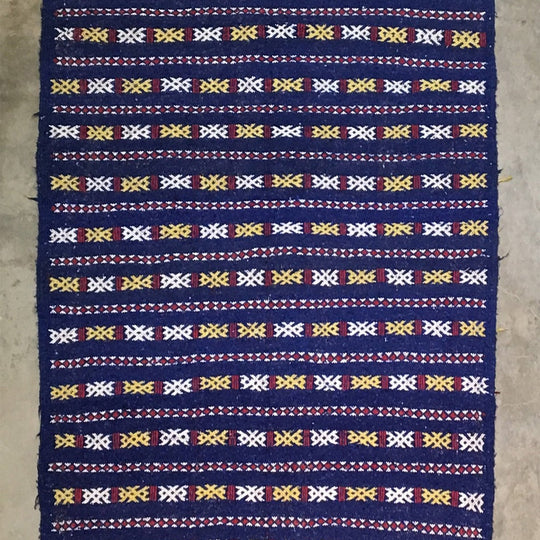 Vintage Kilim Blue runner rug