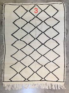 ARKA Living Vintage Kilim cream white moroccan rug pattern 3