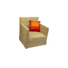Load image into Gallery viewer, Handwoven African Palm Chair | Wicker Lounge Chair
