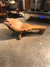 Load image into Gallery viewer, Modern Rustic Primitive Teak root wood live edge lounge Chair
