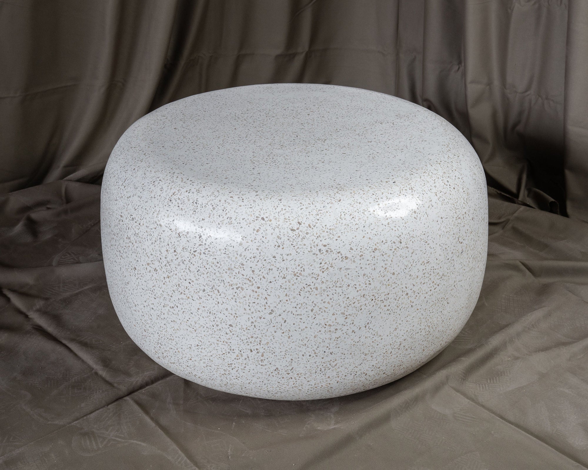 Terrazzo Round Stone Side Table