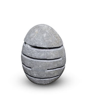 Load image into Gallery viewer, River Stone Egg Lantern , Modern Garden Candle Lighting #1
