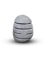 Load image into Gallery viewer, River Stone Egg Lantern , Modern Garden Candle Lighting #2
