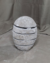 Load image into Gallery viewer, River Stone Egg Lantern , Modern Garden Candle Lighting #3
