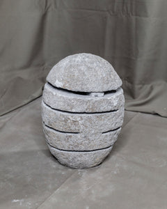 River Stone Egg Lantern , Modern Garden Candle Lighting #3