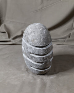 River Stone Egg Lantern , Modern Garden Candle Lighting #7