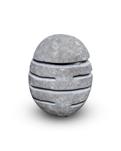 River Stone Egg Lantern , Modern Garden Candle Lighting #10
