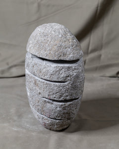 Large River Stone Egg Lantern , Modern Garden Candle Lighting #3