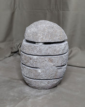 Load image into Gallery viewer, Large River Stone Egg Lantern , Modern Garden Candle Lighting #3
