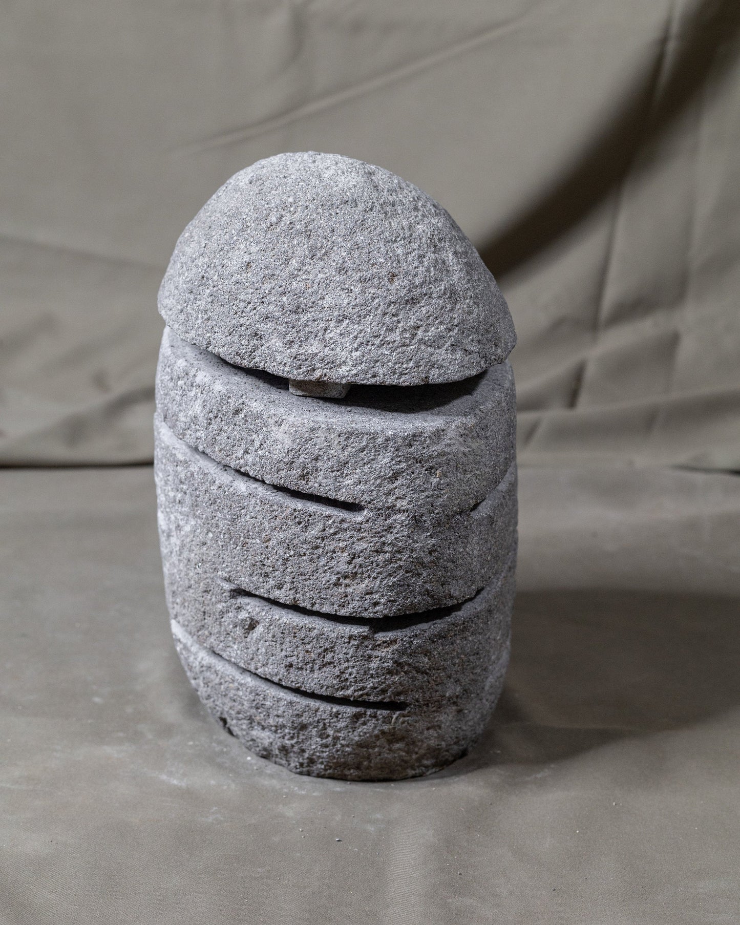 Large River Stone Egg Lantern , Modern Garden Candle Lighting #4