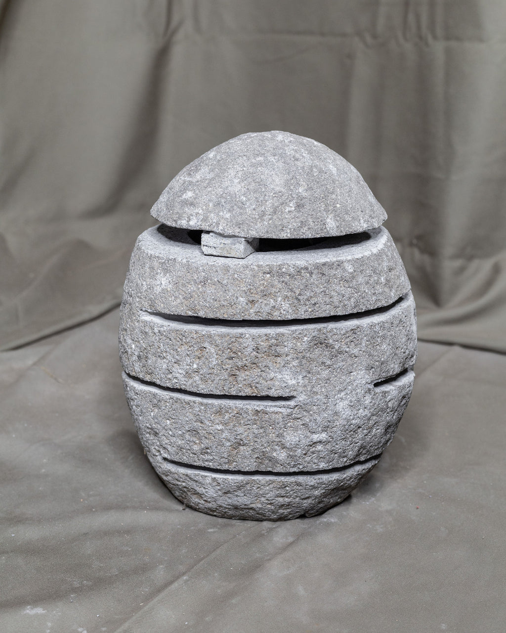 Large River Stone Egg Lantern , Modern Garden Candle Lighting #7
