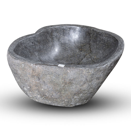 STONE VESSEL SINK Handmade Natural Oval Bowl | River Stone Bathroom Sink #17