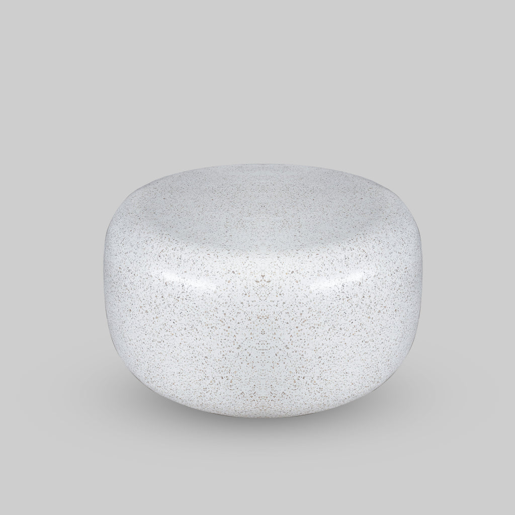 Terrazzo Round Stone Coffee Table, Side Table or Stool