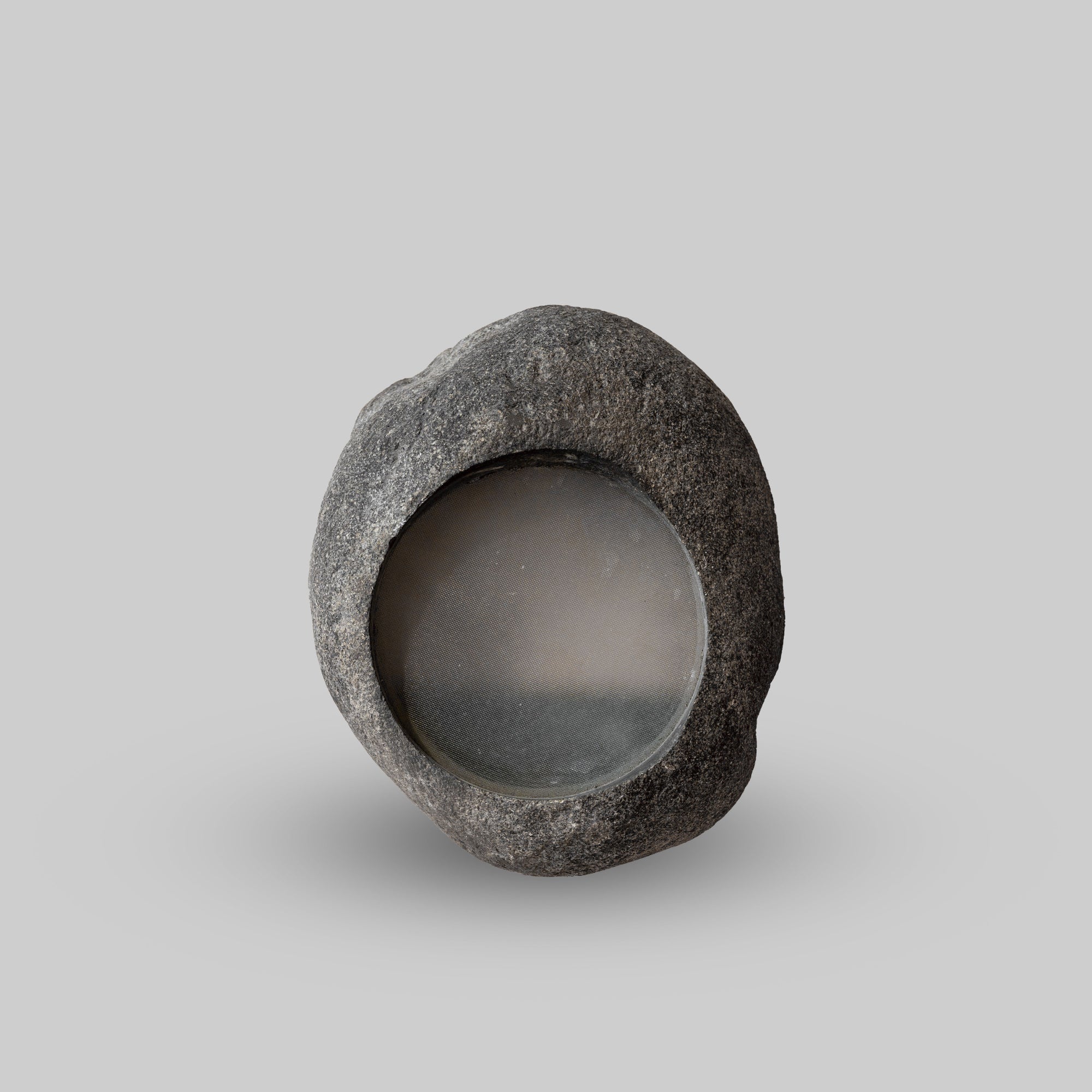 River Stone Wall Lantern Lamp Set, Spa Modern Natural LED Lighting